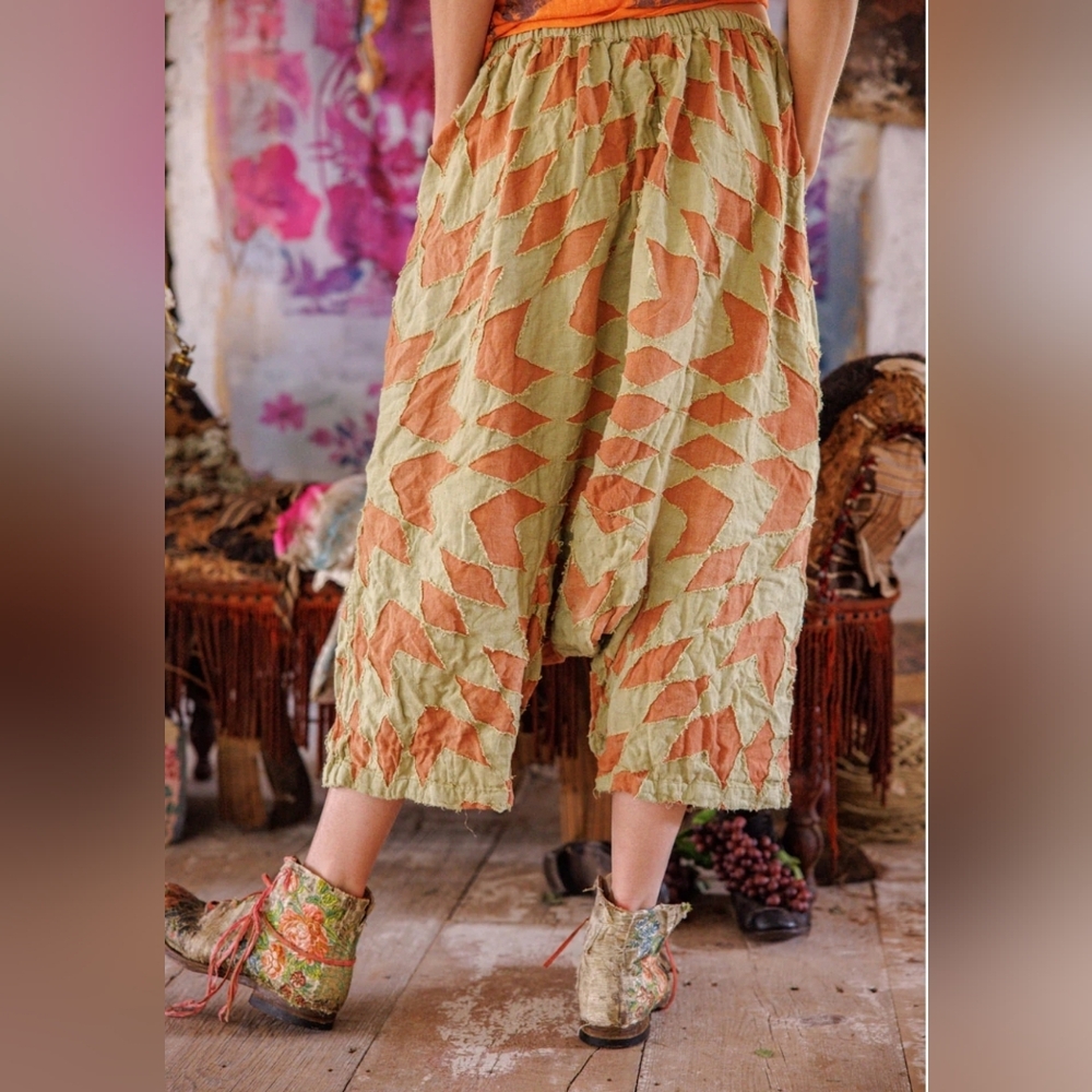 Magnolia Pearl Bohemian Quiltwork Garcon Trousers - Picture 7 of 9